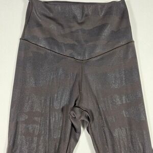 Aerie Womens Leggings Brown Metallic Camo High Waisted Leggings 749700152 Size S